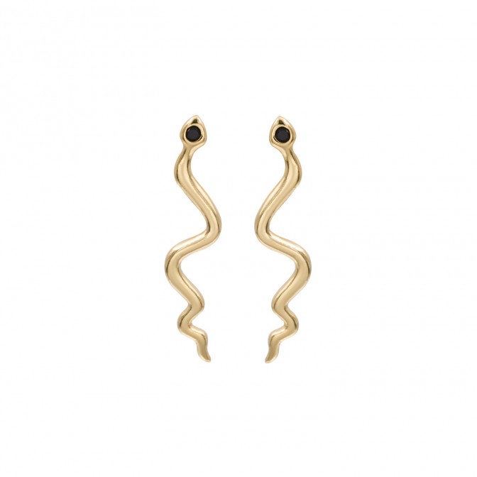 Pendientes Circonita - Serpiente 20mm