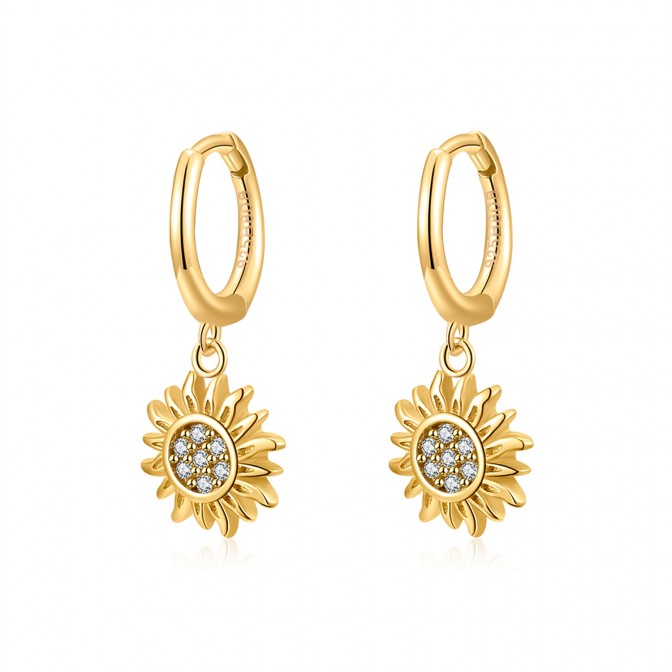 Pendientes Circonita - Sol