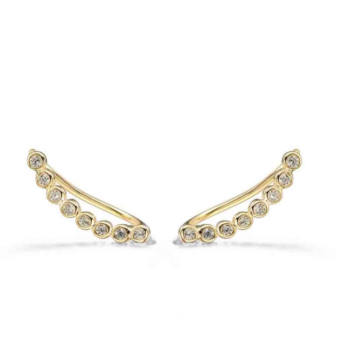 Pendientes Circonita - Trepador 8 CZ