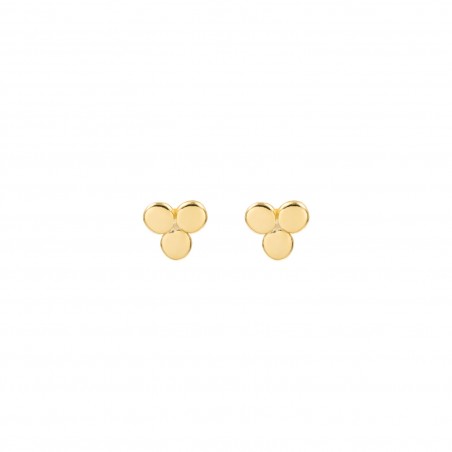 Pendientes Dormilonas 3 Chapas 6 mm