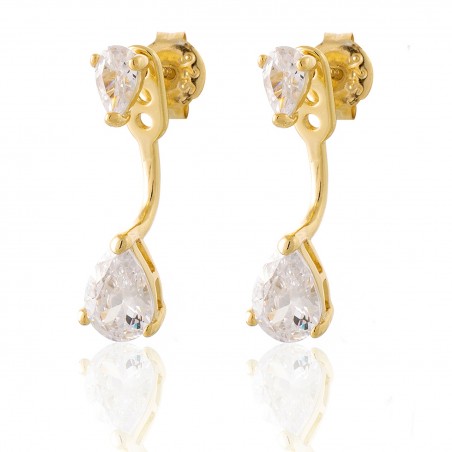 Pendientes Ear Jacket - Lagrima