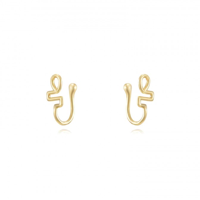 Pendientes Earcuff - Lagrima 14*6mm - Earcuff