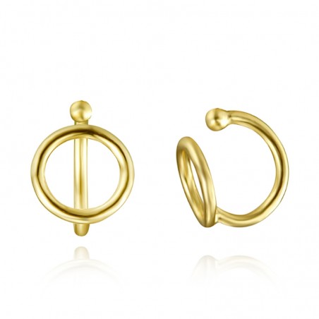 Pendientes Earcuff Circulo - 9 mm