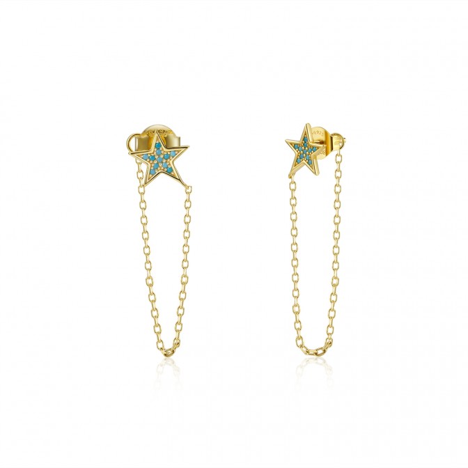 Pendientes Estrella - Circonita
