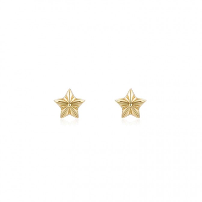 Pendientes Estrella 4*4mm