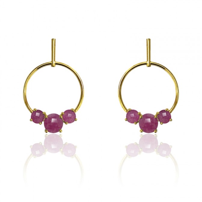 Pendientes Mineral - 22mm