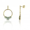 Pendientes Mineral  - 22mm