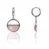 Pendientes Mineral  - Semi Circulo