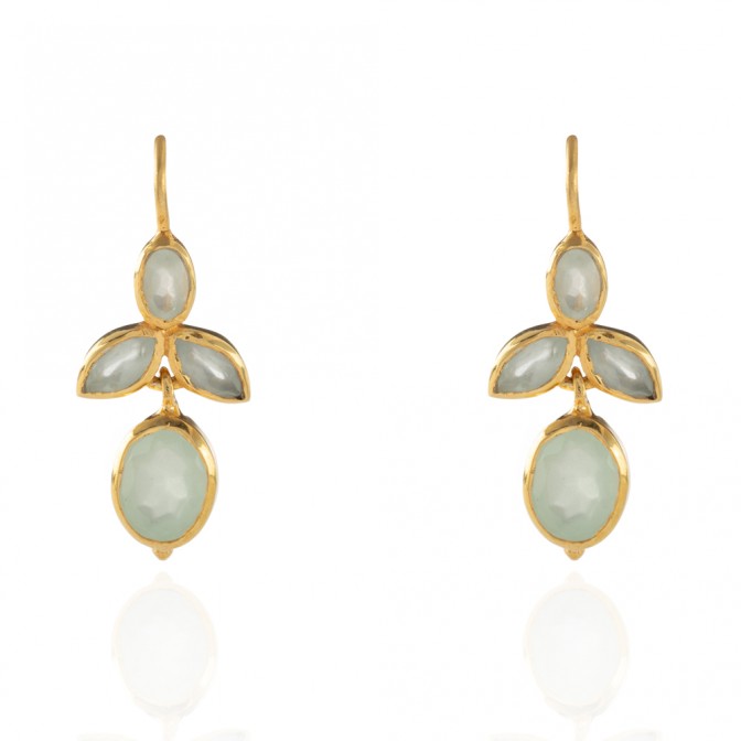 Pendientes Mineral - 29 * 12 mm