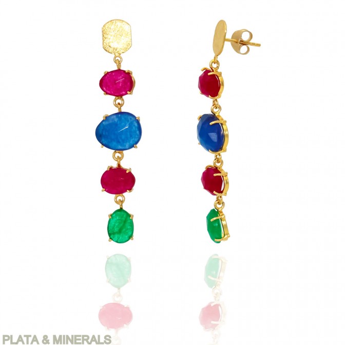 Pendientes Mineral - 60 mm