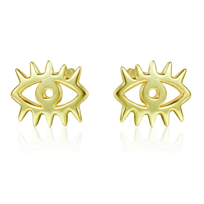 Pendientes Ojo - 8 mm