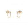 Pendientes Ojo - Ojo  - Earcuff 12mm - Bañado Oro y Plata Rodiada