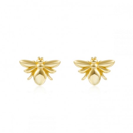 Pendientes Plata - Abeja 10*7mm