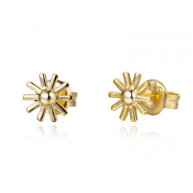 Pendientes Sol - 7 mm