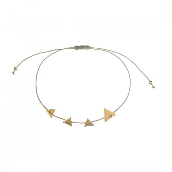 Pulsera - Macramé - 4 Triangulos