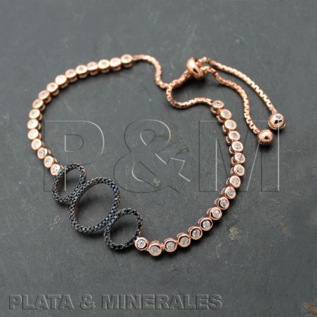 Pulsera Circonita - 3 Circulos