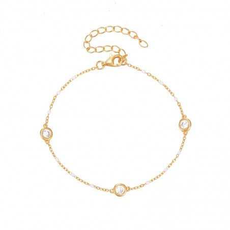 Pulsera Circonita - Enamel - 16+5 cm