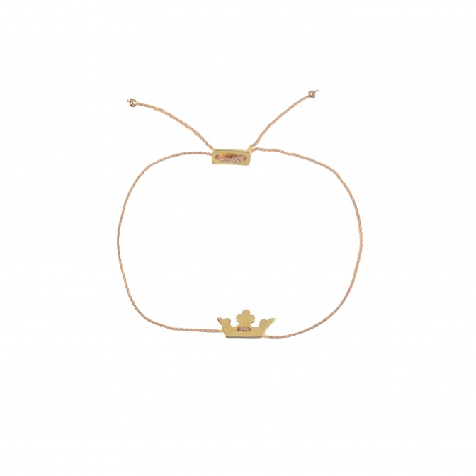 Pulsera Hilo - Corona 8*12mm