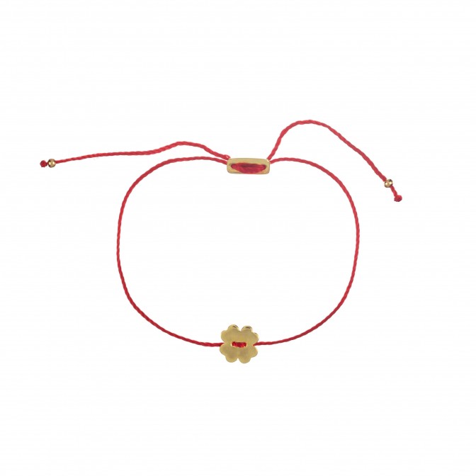 Pulsera Hilo - Trebol 8mm