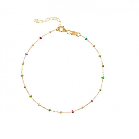 Pulsera Mineral - Enamel Multi - 16+4 cm