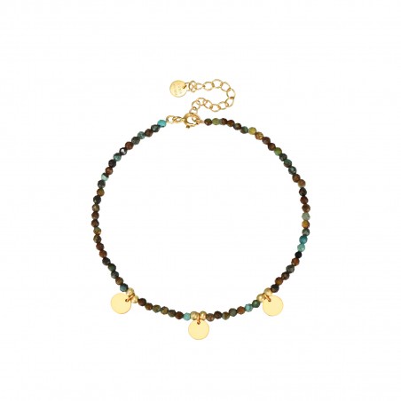 Pulsera Mineral Multi - 18+5 cm - Bañado Oro