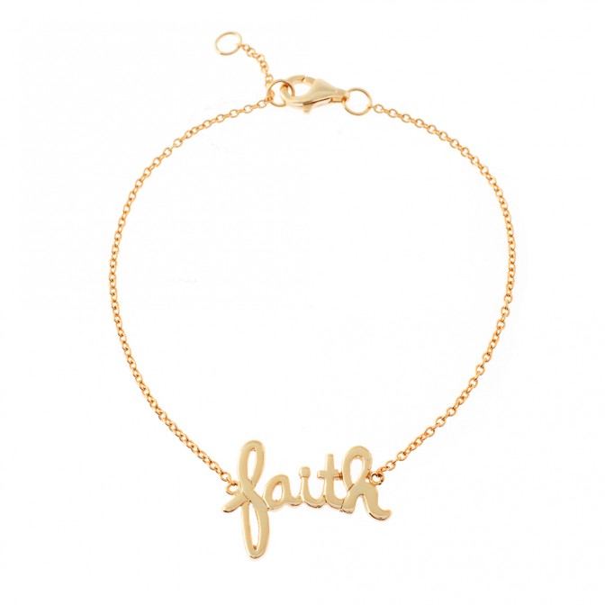 Pulsera Plata - 20*15mm Faith 2