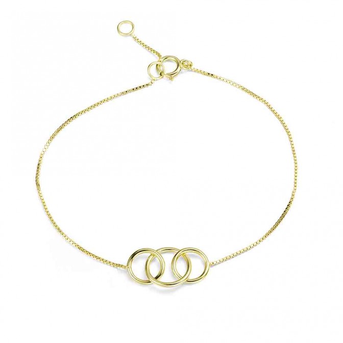 Pulsera Plata - 3 Circulos