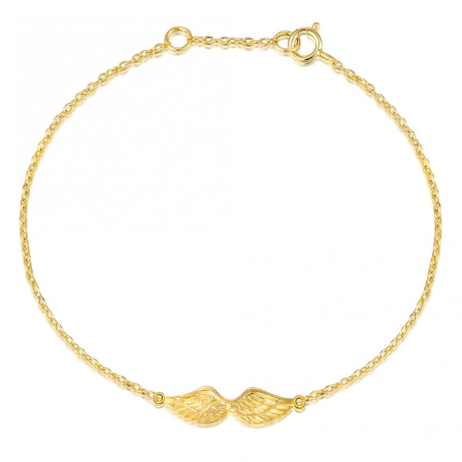 Pulsera Plata - Alas 25mm