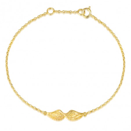 Pulsera Plata - Alas 25mm