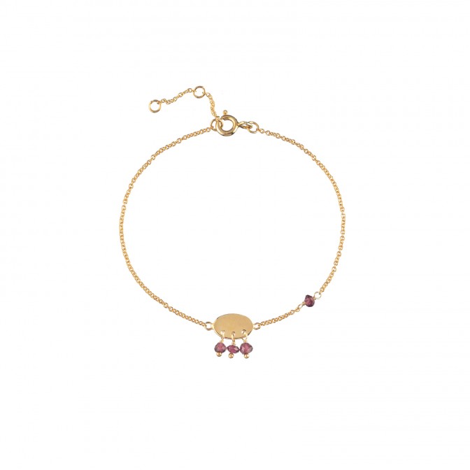 Pulsera Plata - Bolitas - 15*7mm