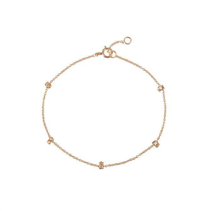 Pulsera Plata - Bolitas 3mm