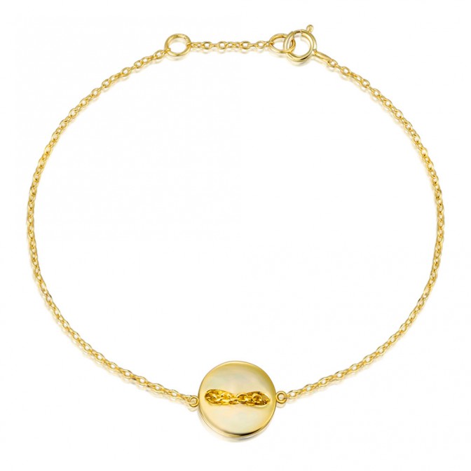 Pulsera Plata - Circulo 8mm