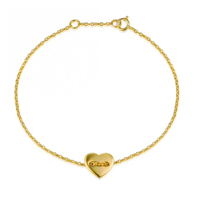 Pulsera Plata - Corazon