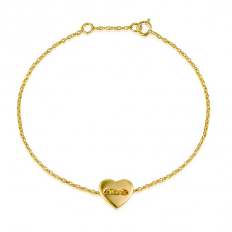 Pulsera Plata - Corazon