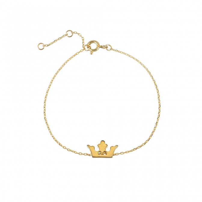 Pulsera Plata - Corona 12*5mm