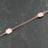 Pulsera Plata - Cuadrado 4mm