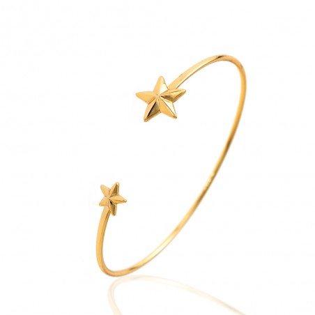 Pulsera Plata - Estrella 11 y 7mm