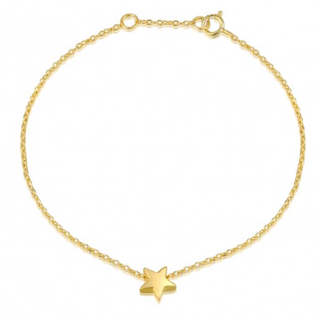 Pulsera Plata - Estrella 7mm