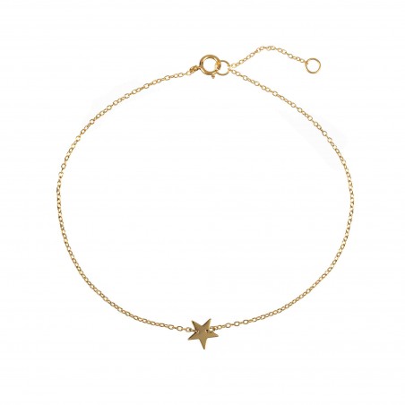 Pulsera Plata - Estrella 8mm