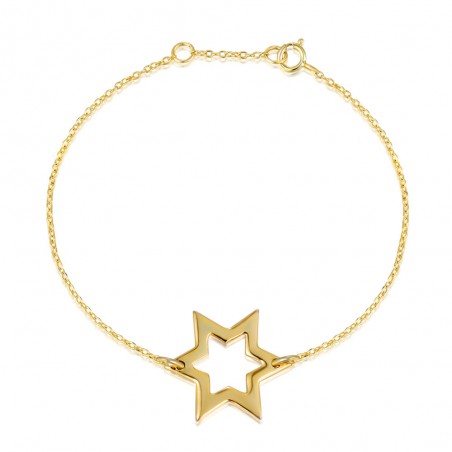 Pulsera Plata - Estrella 9mm