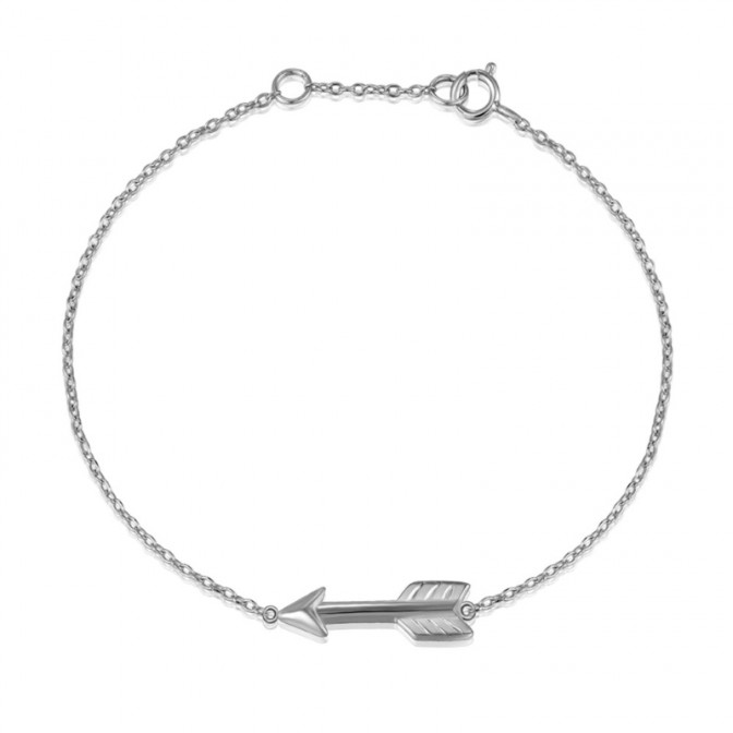 Pulsera Plata - Flecha 12mm 2