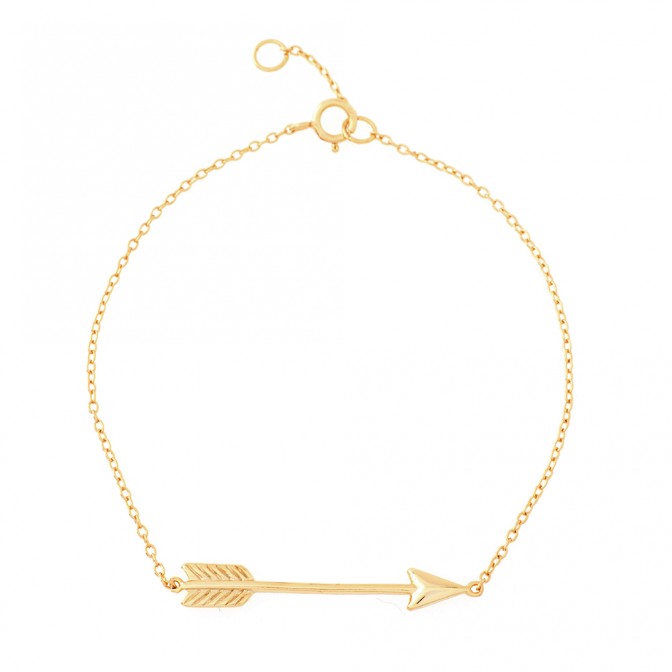 Pulsera Plata - Flecha 30mm