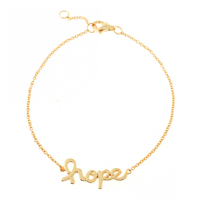 Pulsera Plata - Hope 11*22mm