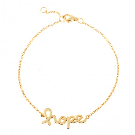 Pulsera Plata - Hope 11*22mm