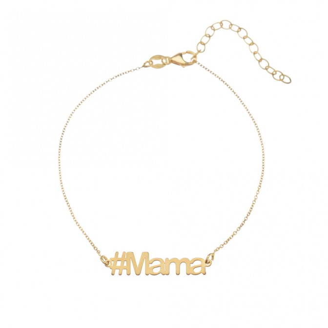 Pulsera Plata - MAMA 24mm