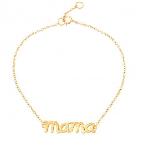 Pulsera Plata - Mama 5*25mm