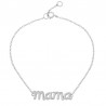 Pulsera Plata - Mama 5*25mm