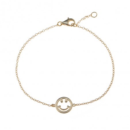 Pulsera Plata - Smile 10mm