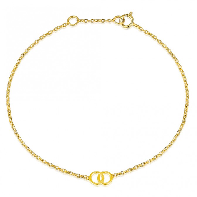 Pulsera Plata 925 - Circulos 8mm