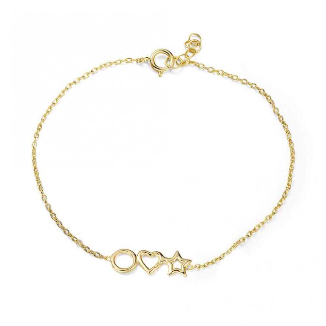 Pulsera Plata 925 - Simbolos 15mm